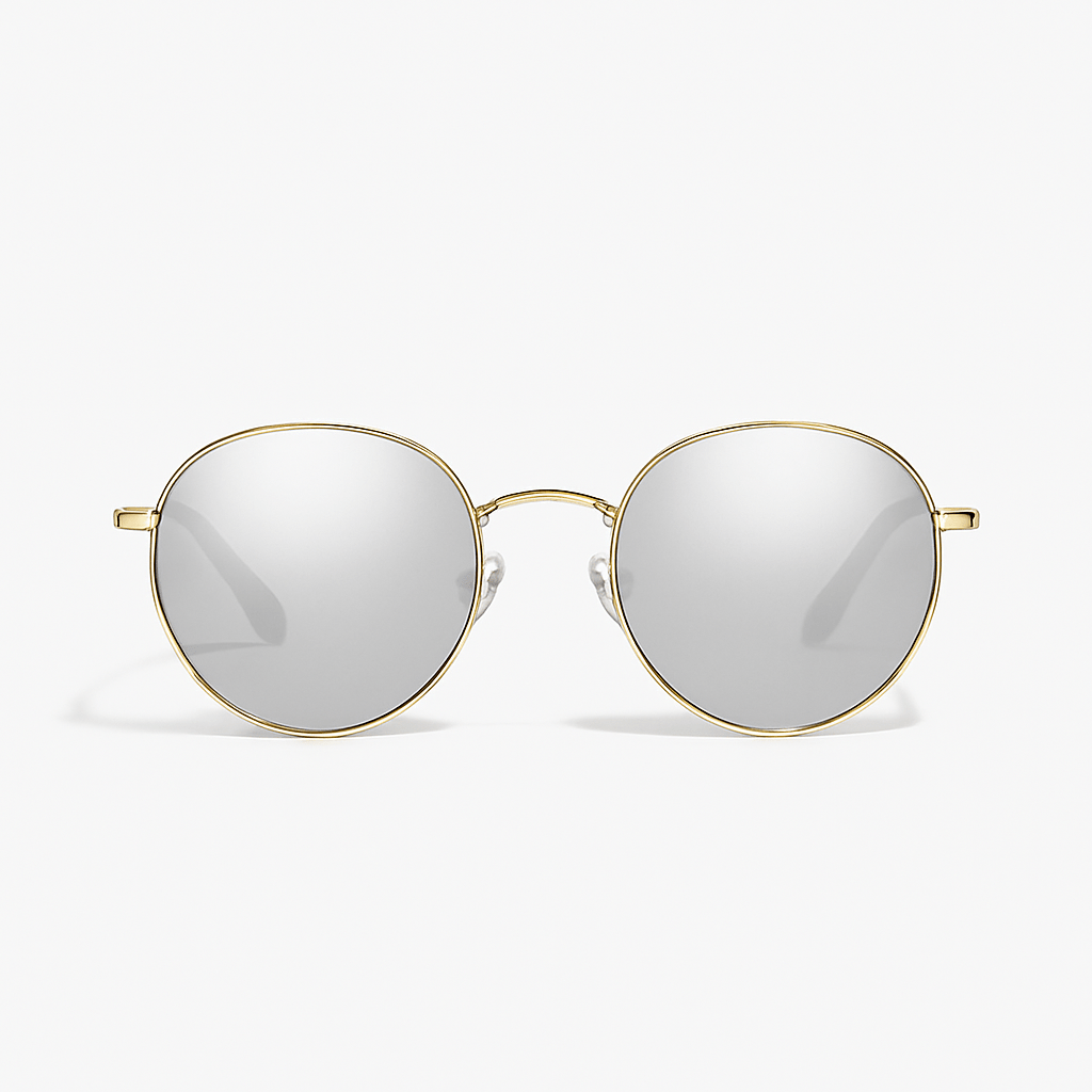 عینک آفتابی six roundmirror زنانه uv400
